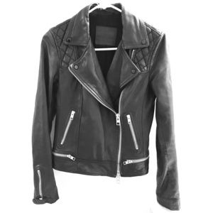 AllSaints Conroy Leather Jacket